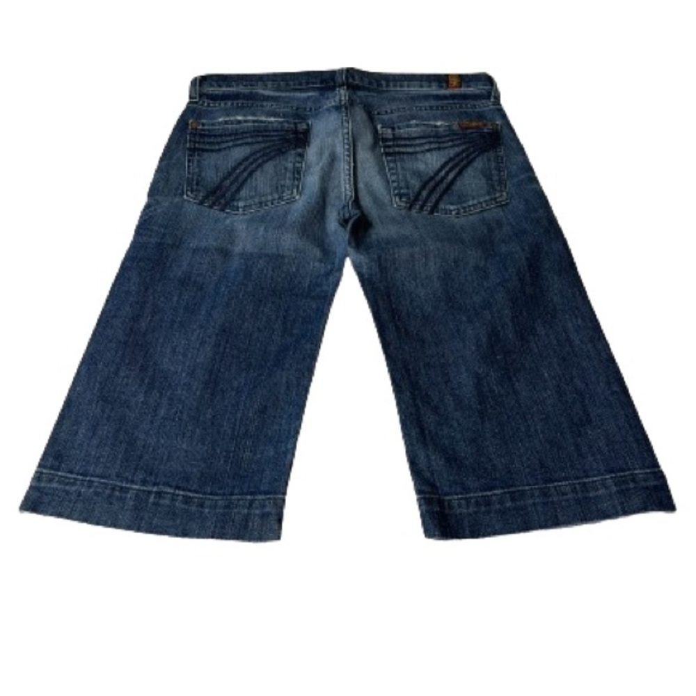 7 For All Mankind Dojo Denim Bermuda Shorts Size 28